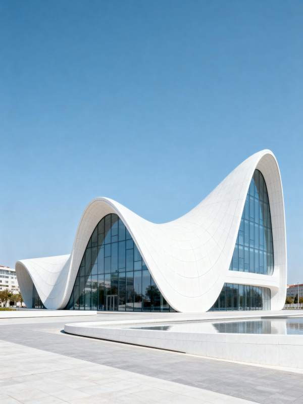 流线型现代建筑图片