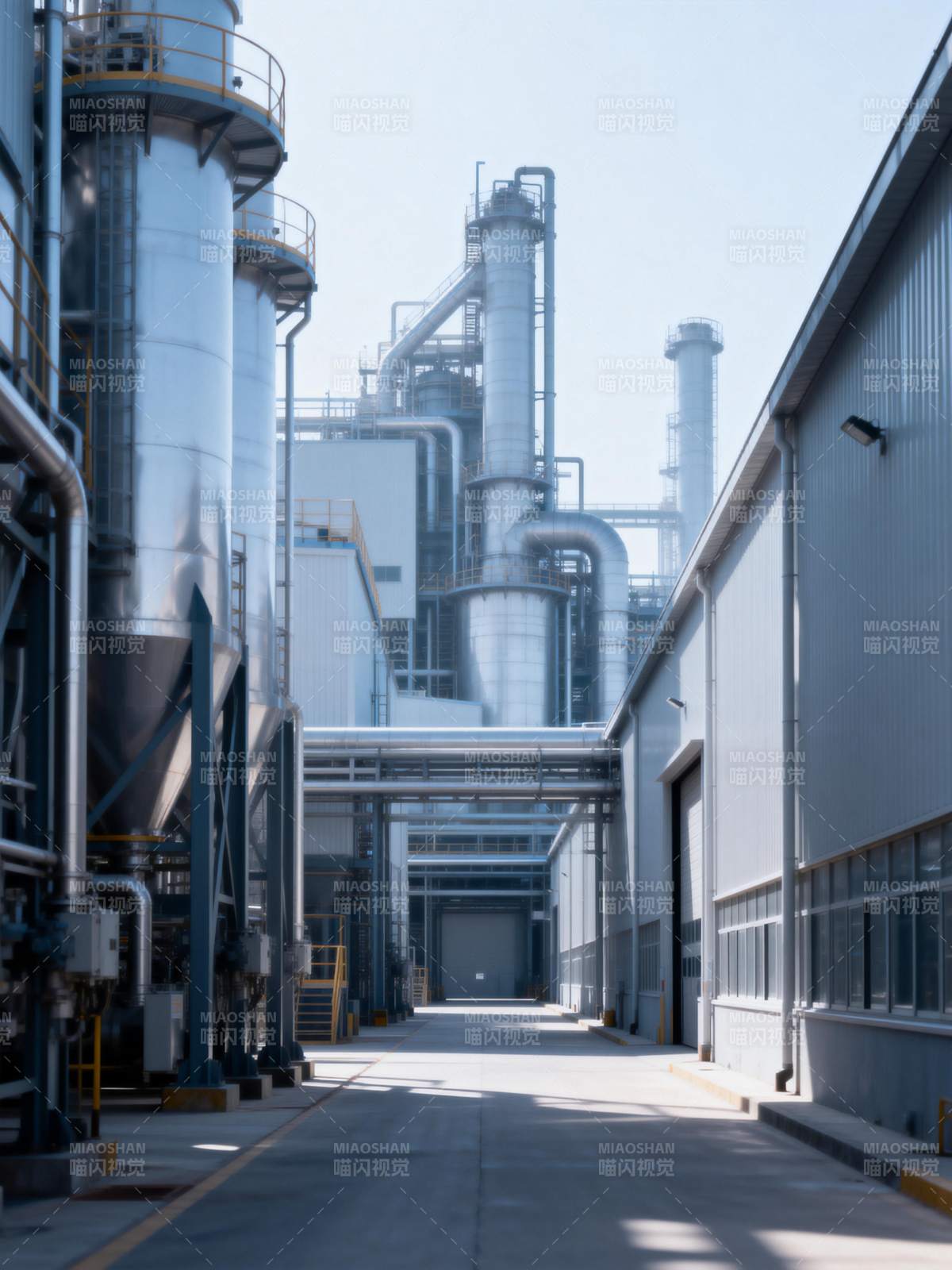 工业厂区通道图片
