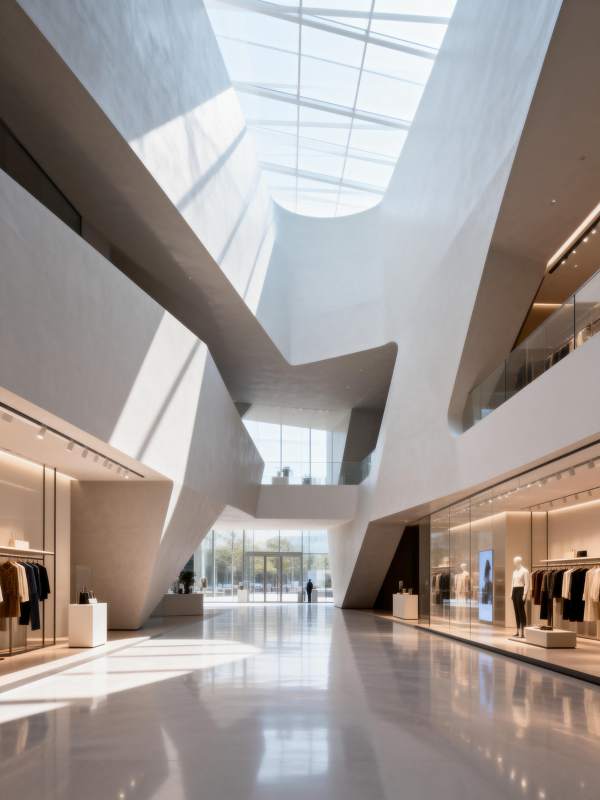 现代商场艺术空间图片