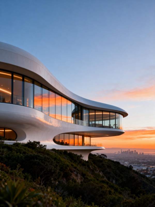 悬崖上的未来之家图片