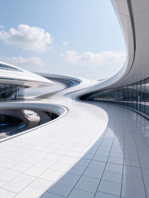 未来建筑曲线之美图片