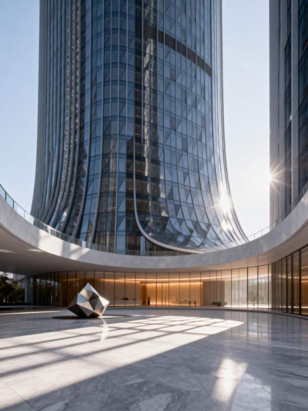 现代建筑光影之美图片