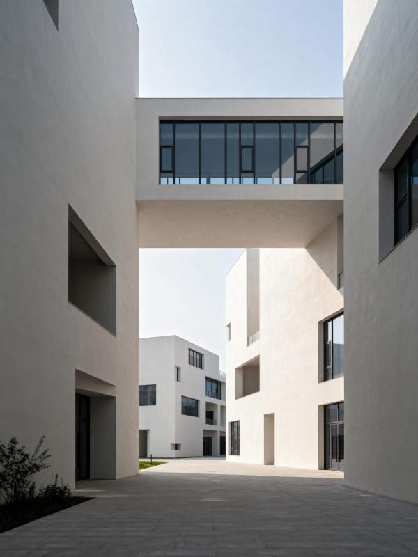 现代建筑庭院景观图片