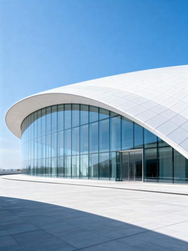 现代建筑曲线之美图片