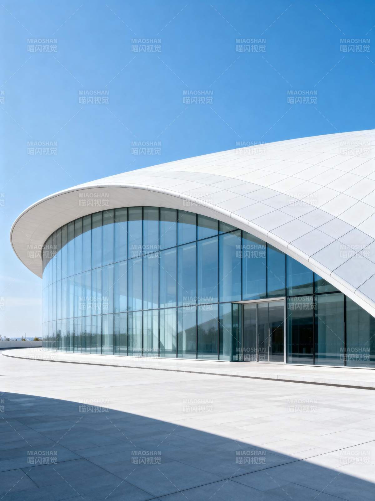 现代建筑曲线之美图片