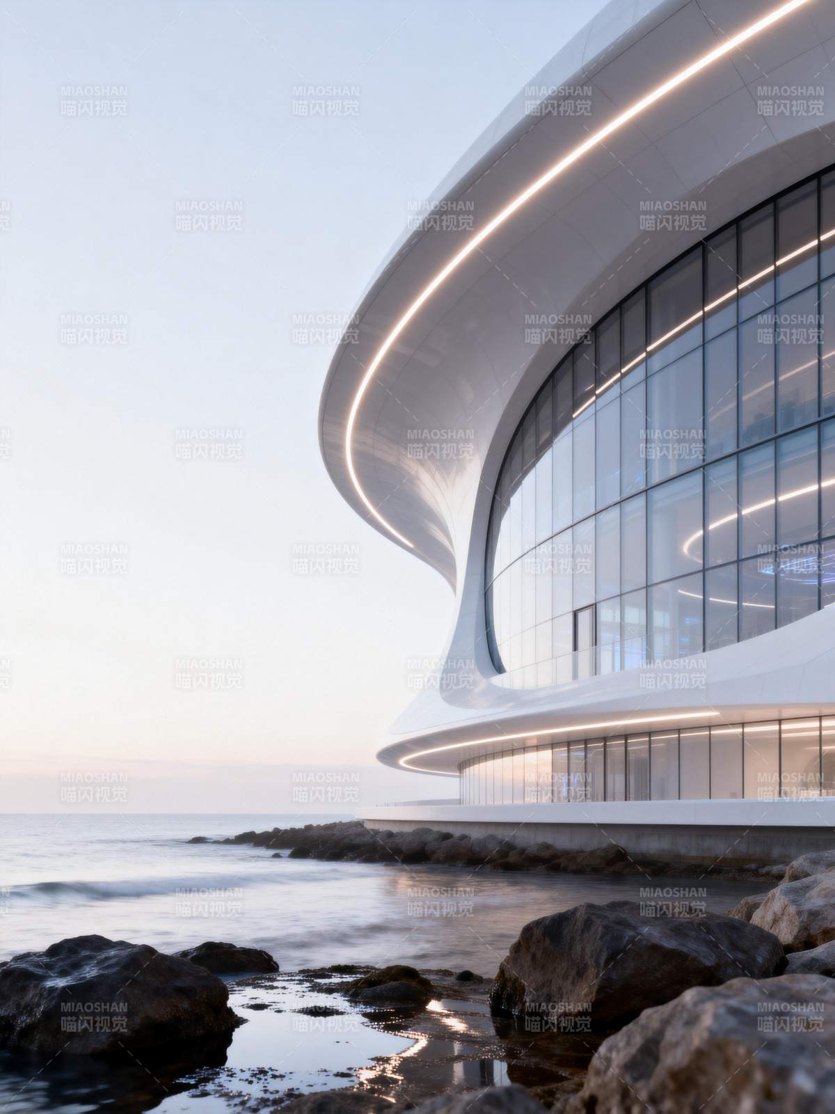 海岸流线建筑图片