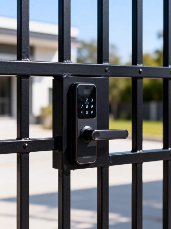 智能门锁守护安全图片