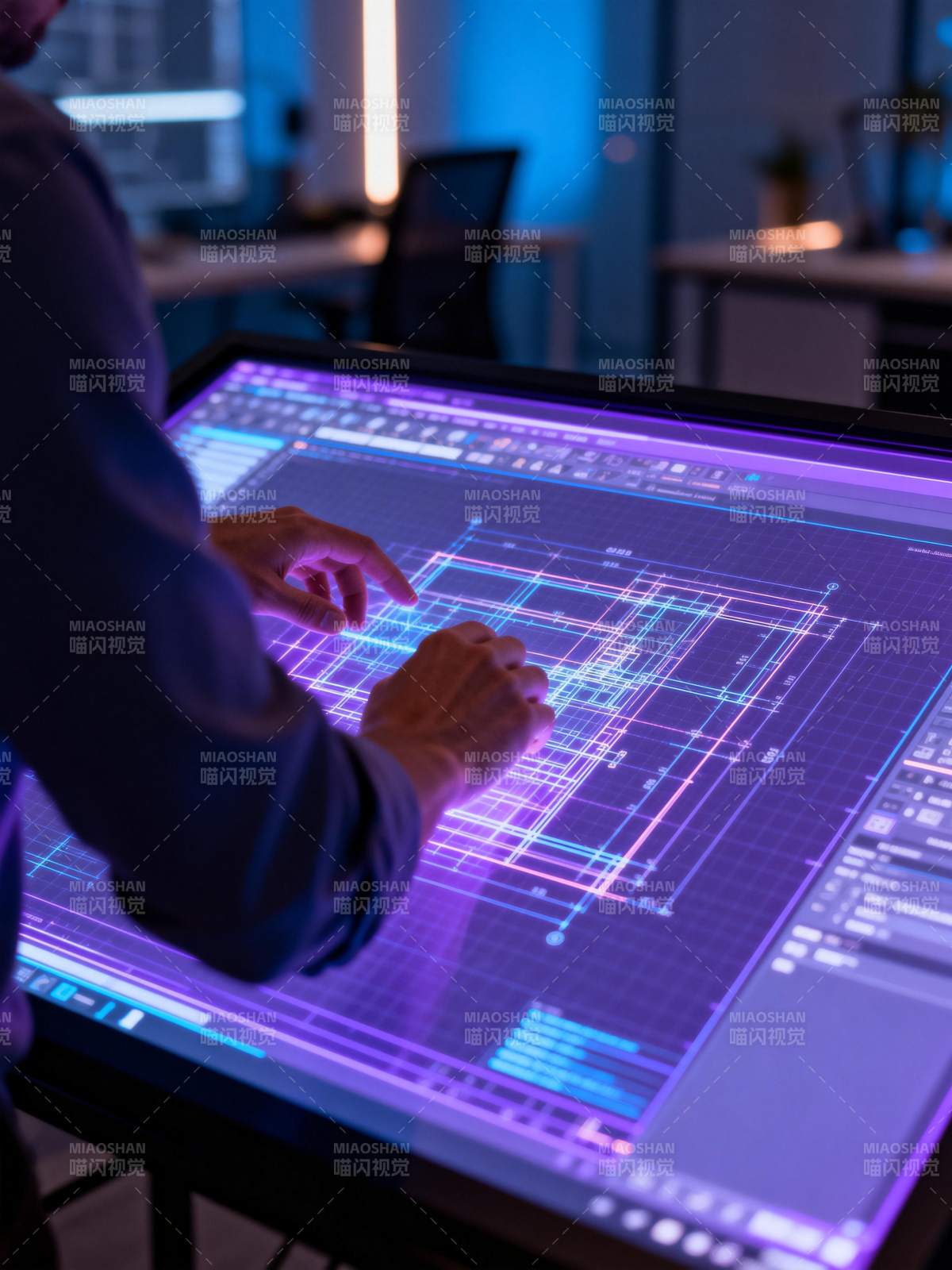 工程师设计图纸图片