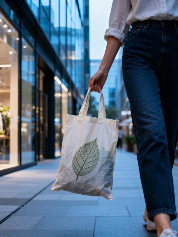 绿叶袋 环保出行图片