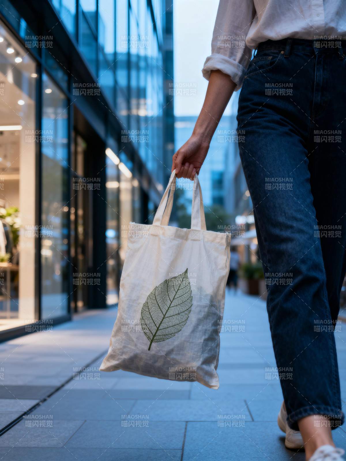 绿叶袋 环保出行图片