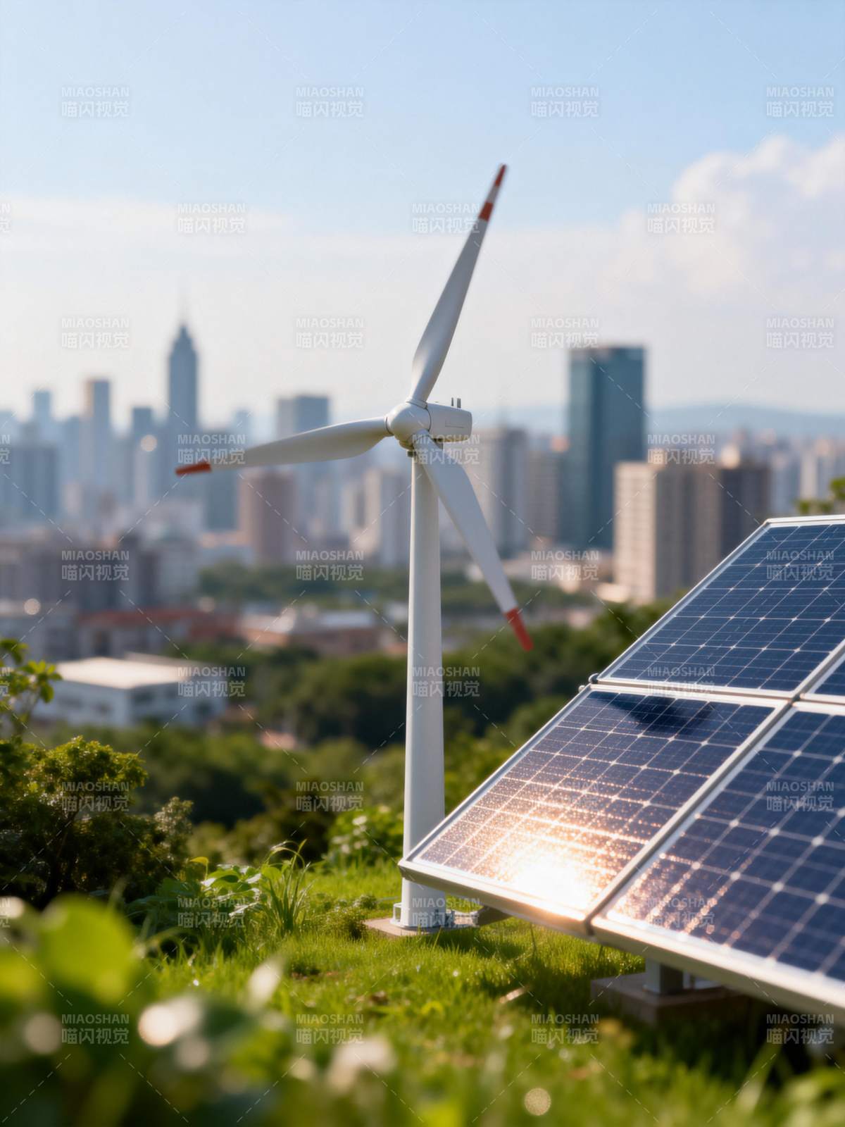 绿能城市新景图片