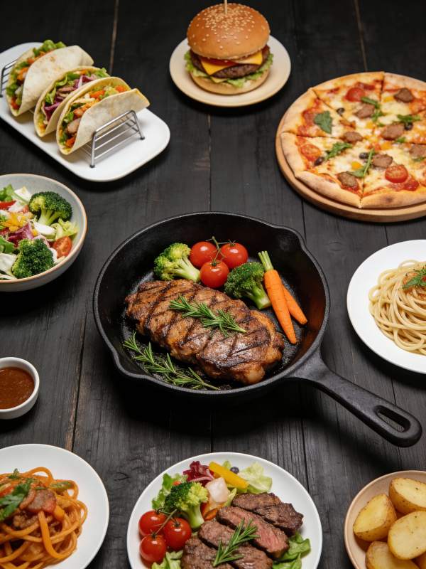 美食盛宴 尽享美味图片