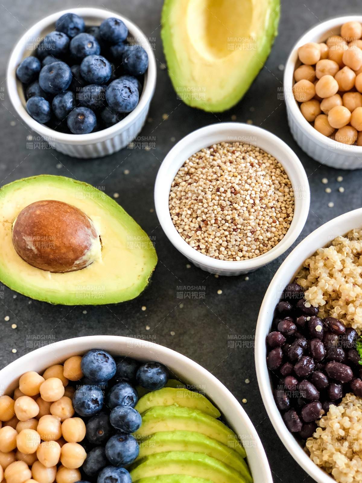 健康食材拼盘图片