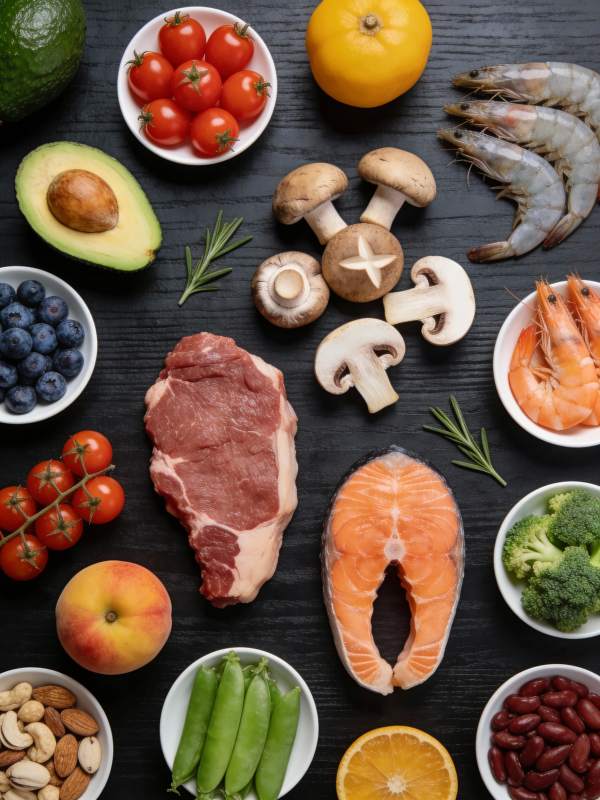 健康食材拼盘图片