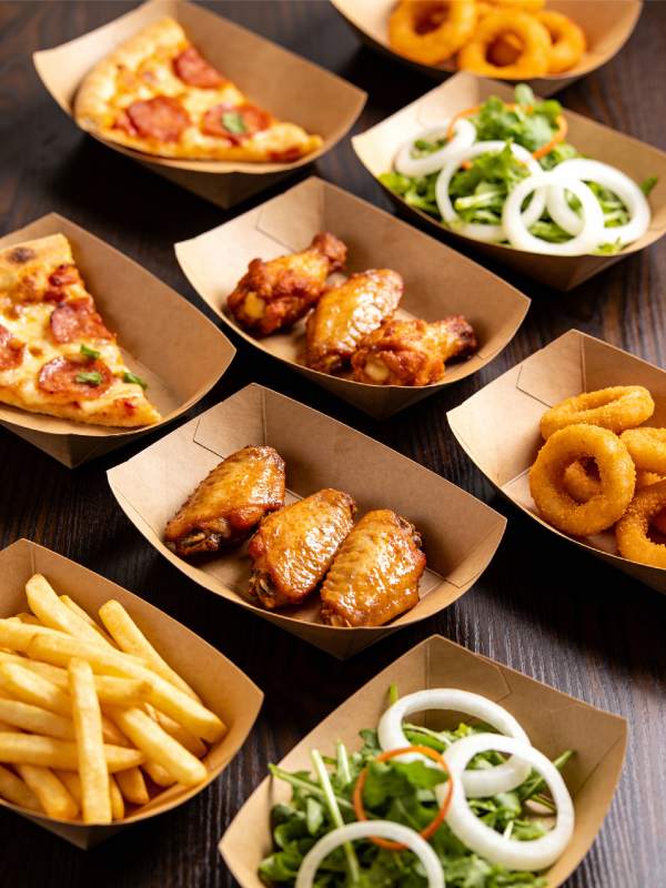 美味小吃拼盘图片