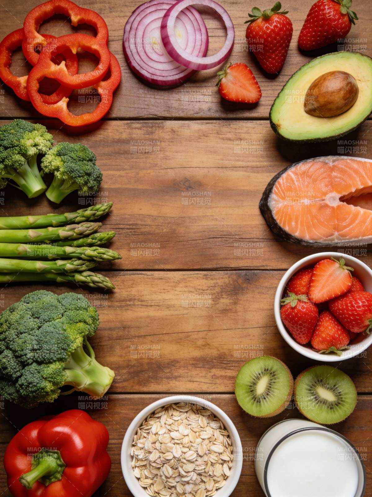 健康食材拼盘图片