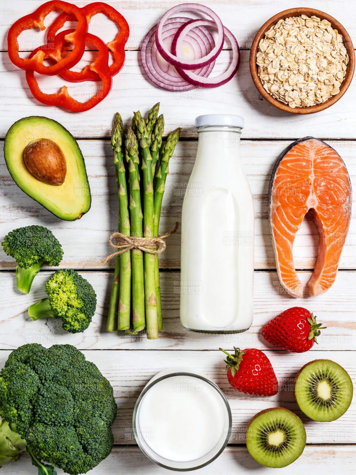 健康食材拼盘图片