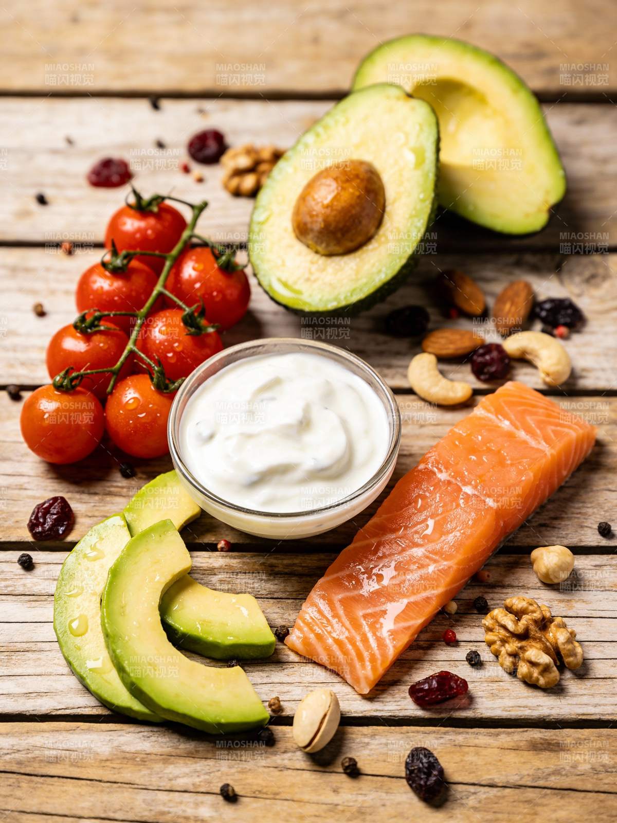 健康食材拼盘图片