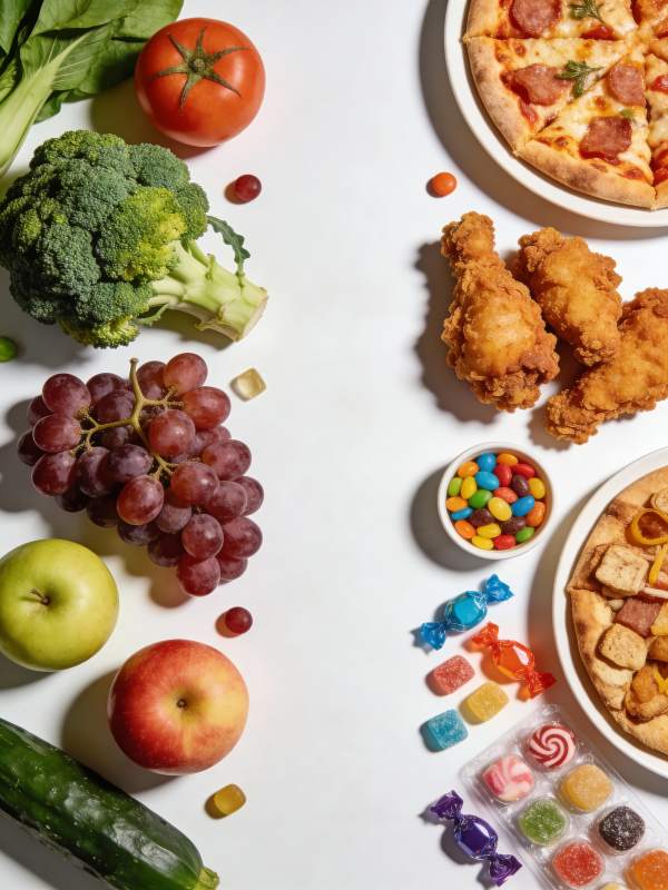 健康与美食的碰撞图片