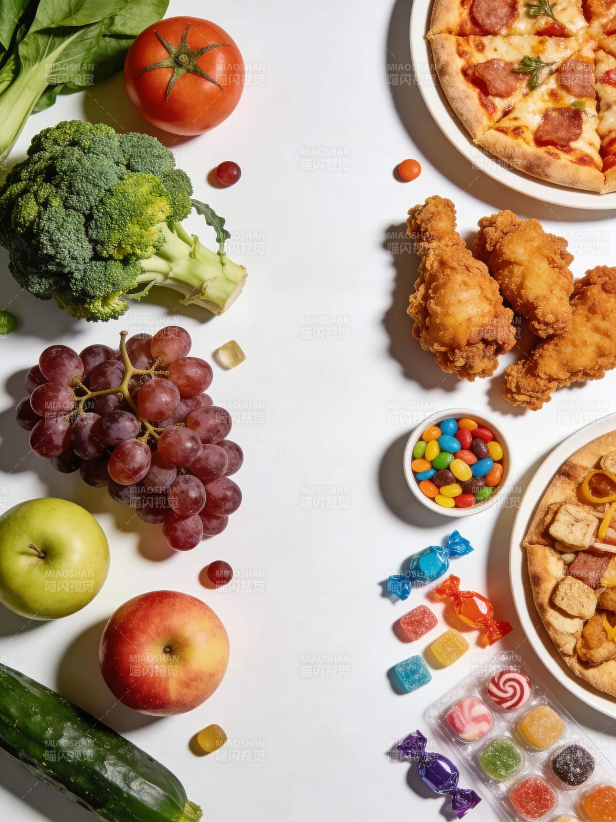 健康与美食的碰撞图片