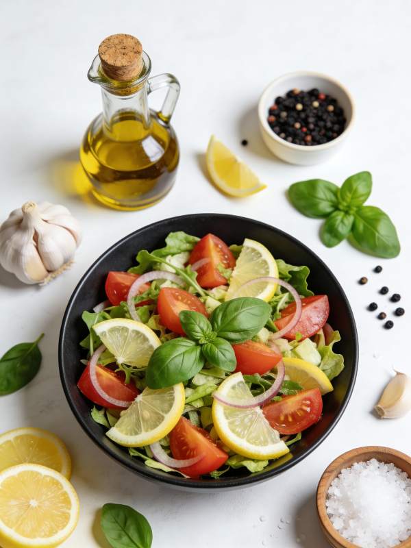 清新蔬菜沙拉图片