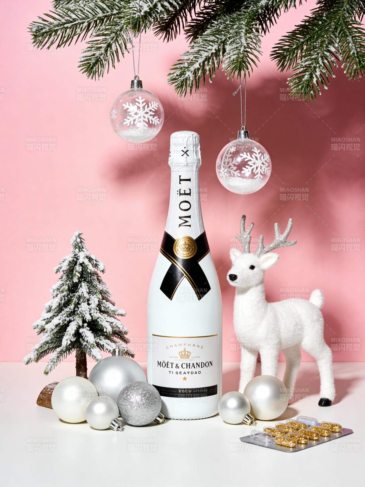 圣诞香槟礼遇图片