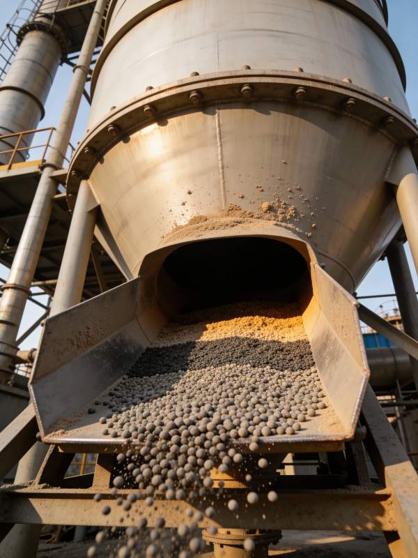 工业颗粒输送现场图片