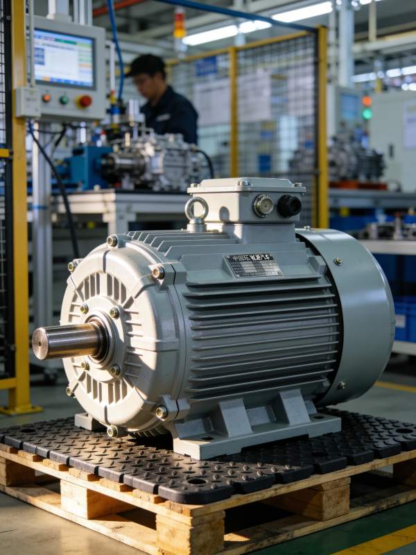 工业电机生产现场图片