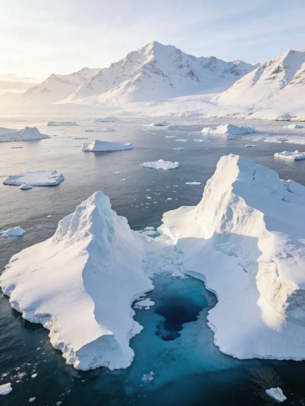 极地冰川奇景图片