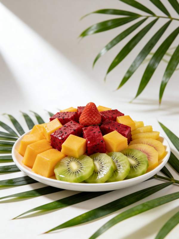 热带水果拼盘图片