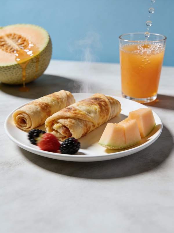 香甜水果卷图片