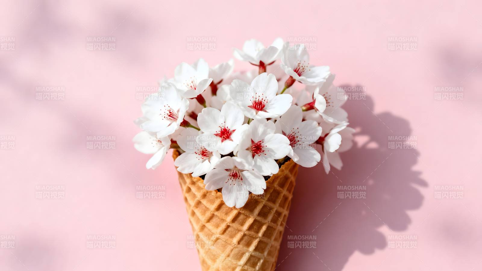 樱花冰淇淋图片