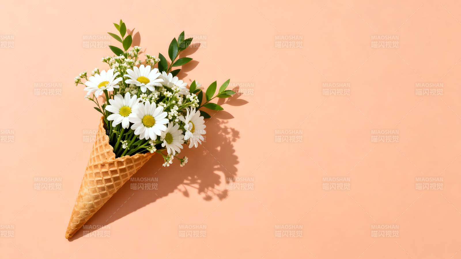 花束冰淇淋图片