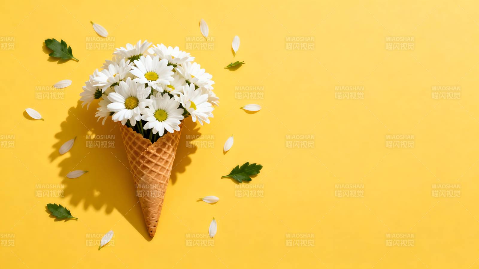 花束冰淇淋图片