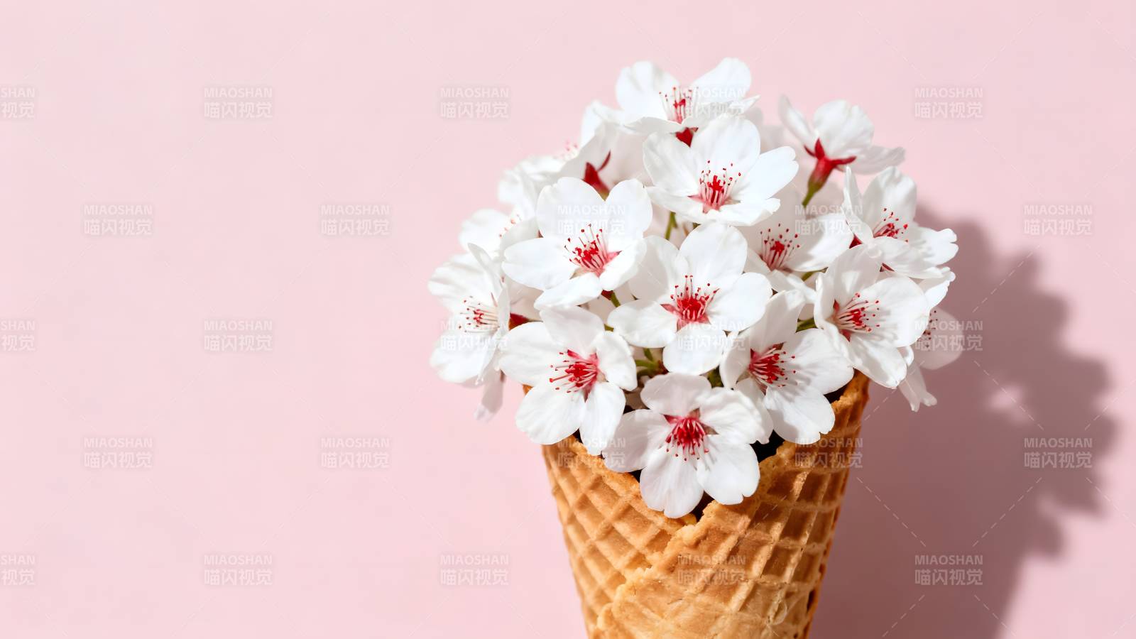 樱花冰激凌图片