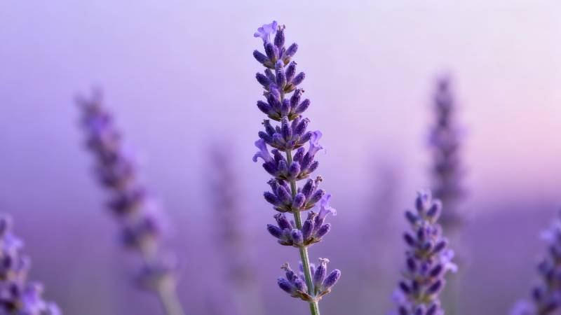 薰衣草花海图片