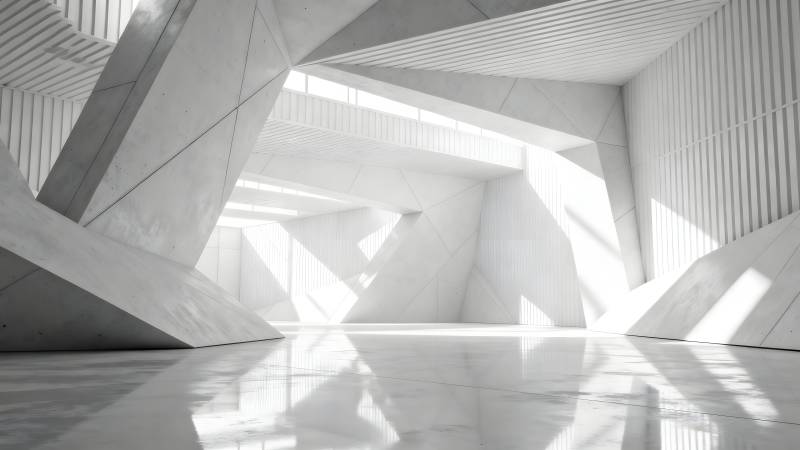 光影交错的现代空间图片