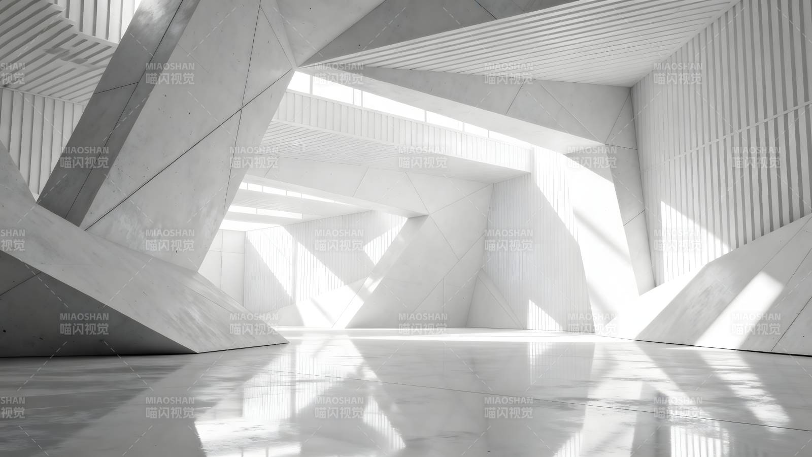 光影交错的现代空间图片