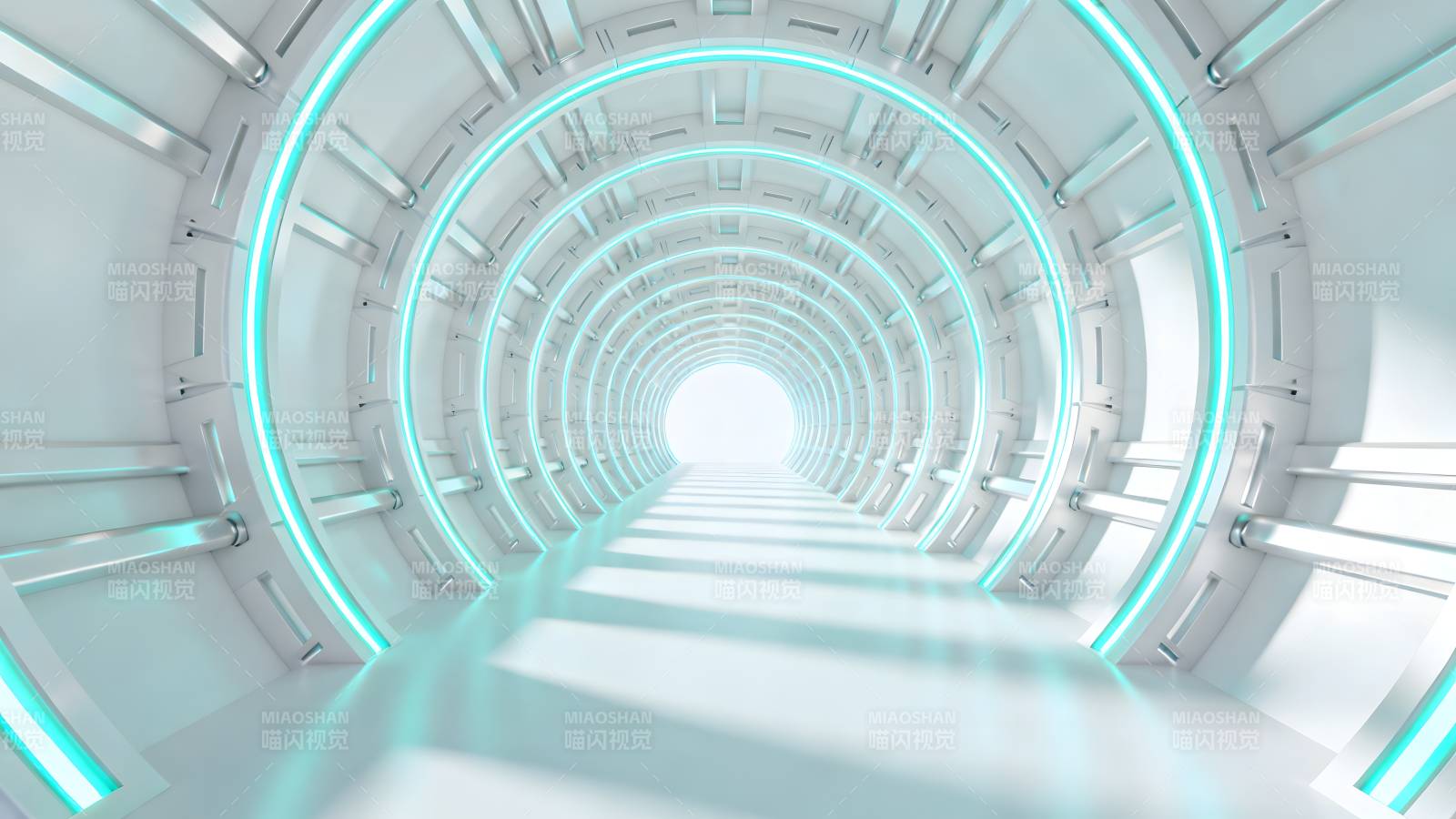 未来科技隧道图片