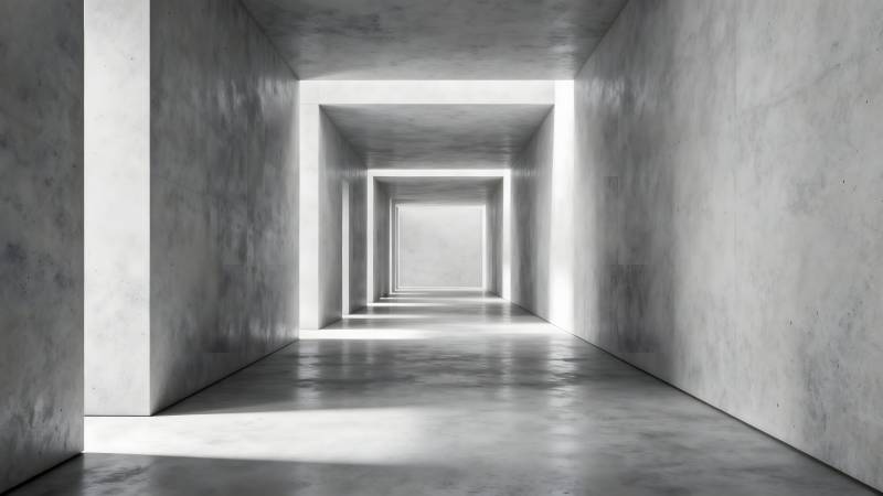 无限延伸的通道图片