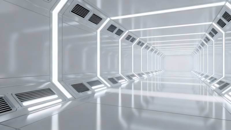 未来科技走廊图片