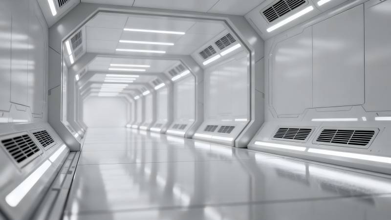 未来科技走廊图片