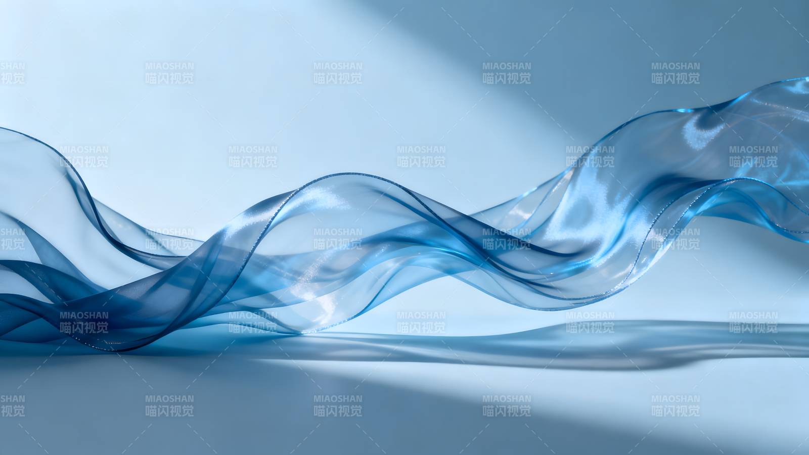 蓝波流动艺术图片
