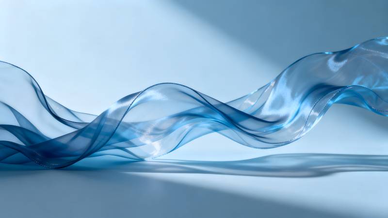蓝波流动艺术图片