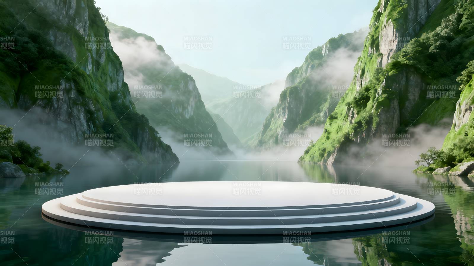 山水之间 静谧平台图片