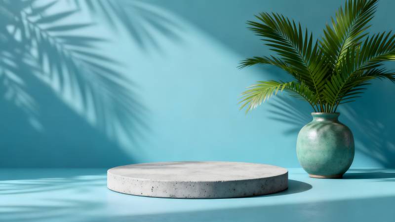 绿植光影静谧景图片