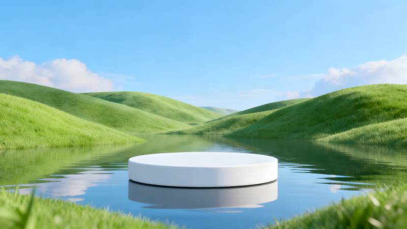 绿野湖心白台图片