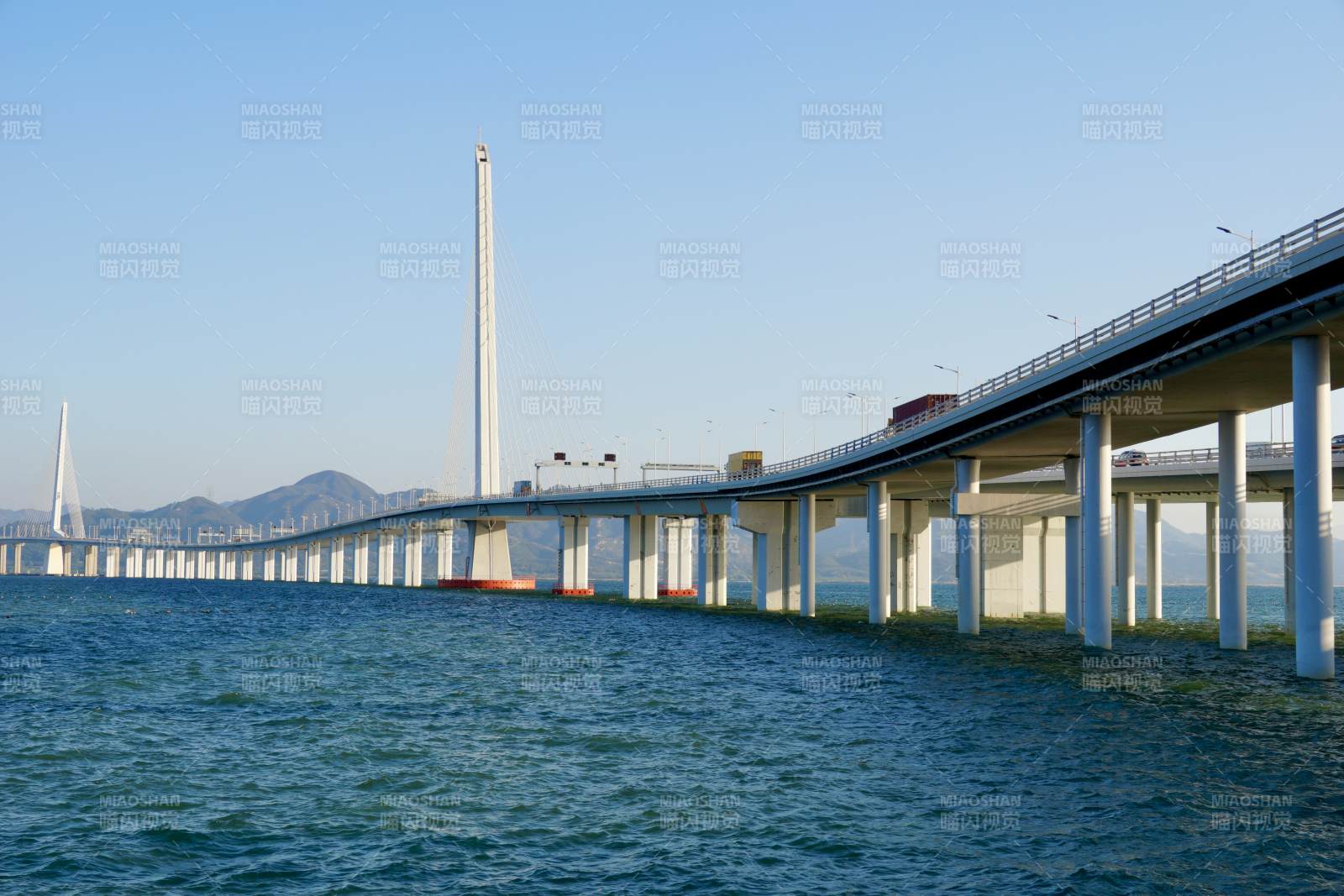 跨海大桥风光图片