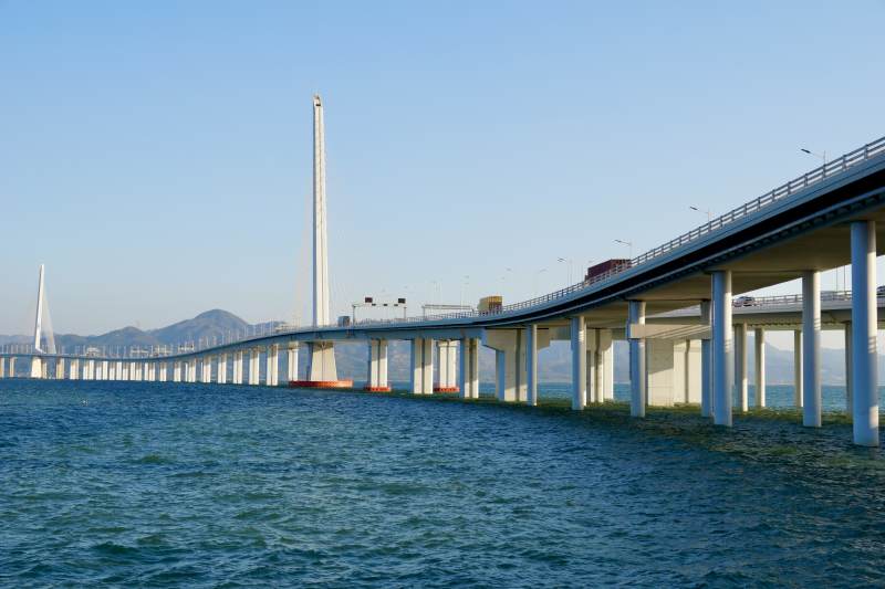 跨海大桥风光图片