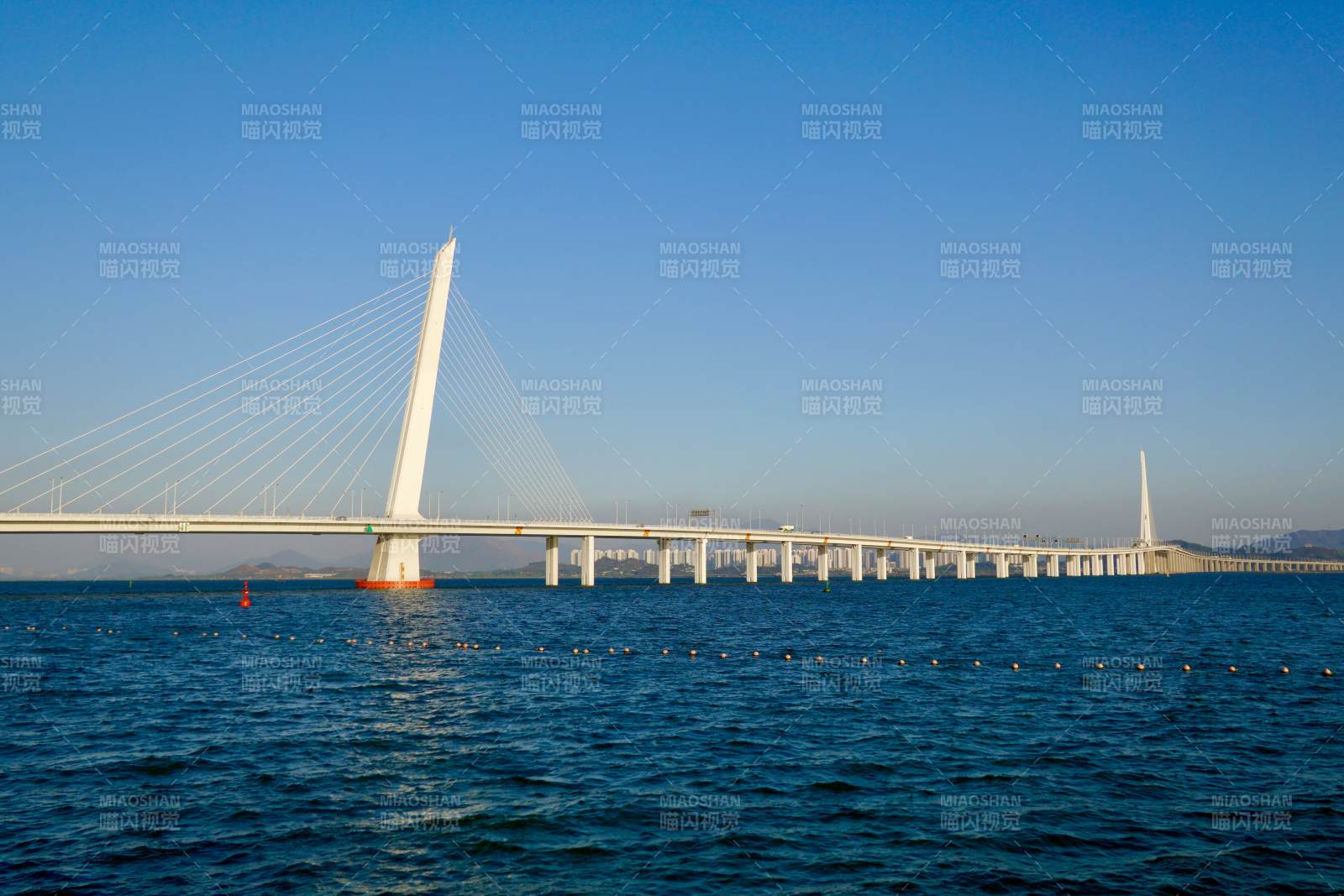 跨海大桥远景图片